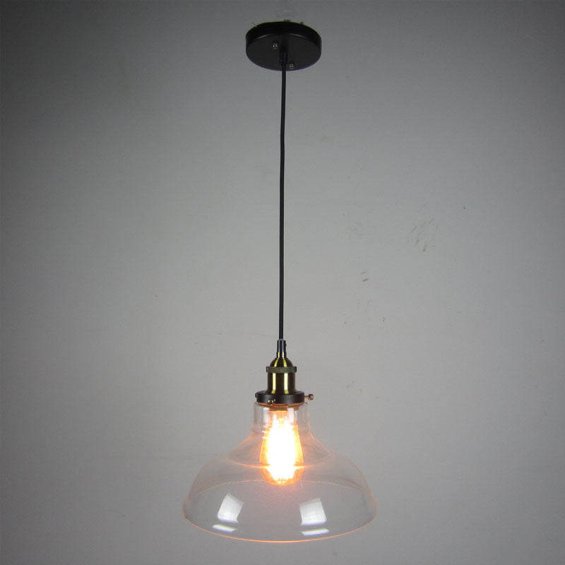 LED Glass Vintage Pendant Light lamps